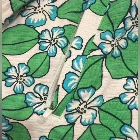 TALBOTS COZY HALF-ZIP PULLOVER - FLORAL FIELDS SPF 50 SIZE XL - Picture 5 of 10